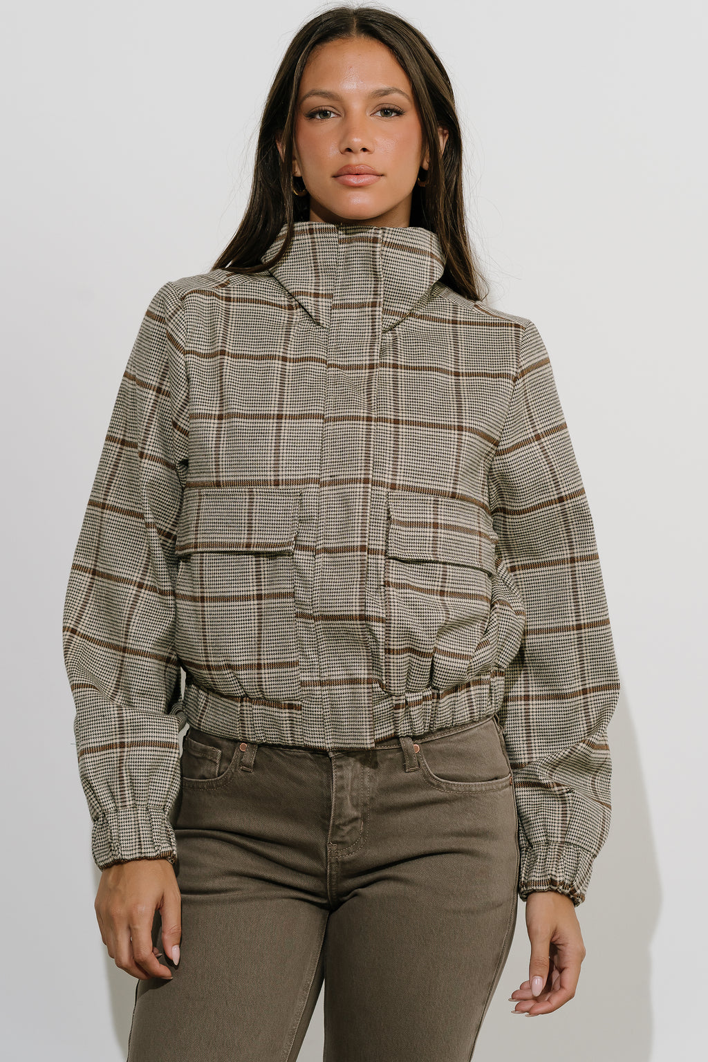 Antonella Plaid Jacket