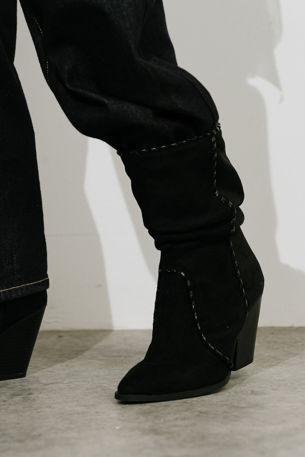 Windy Scrunch Suede Boot