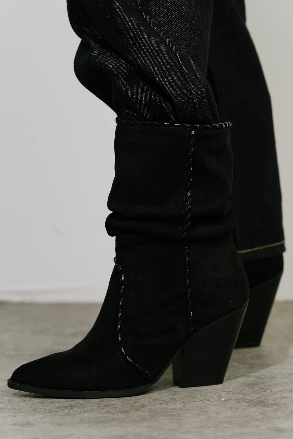Windy Scrunch Suede Boot
