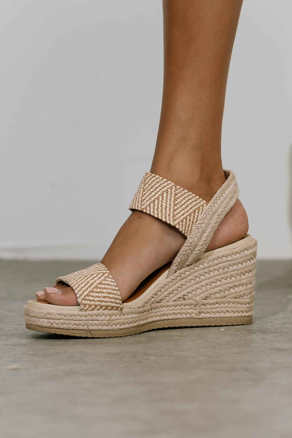 Brittni Wedge Heel in Nude
