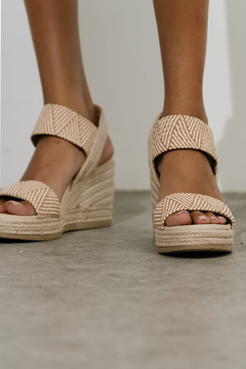 Brittni Wedge Heel in Nude