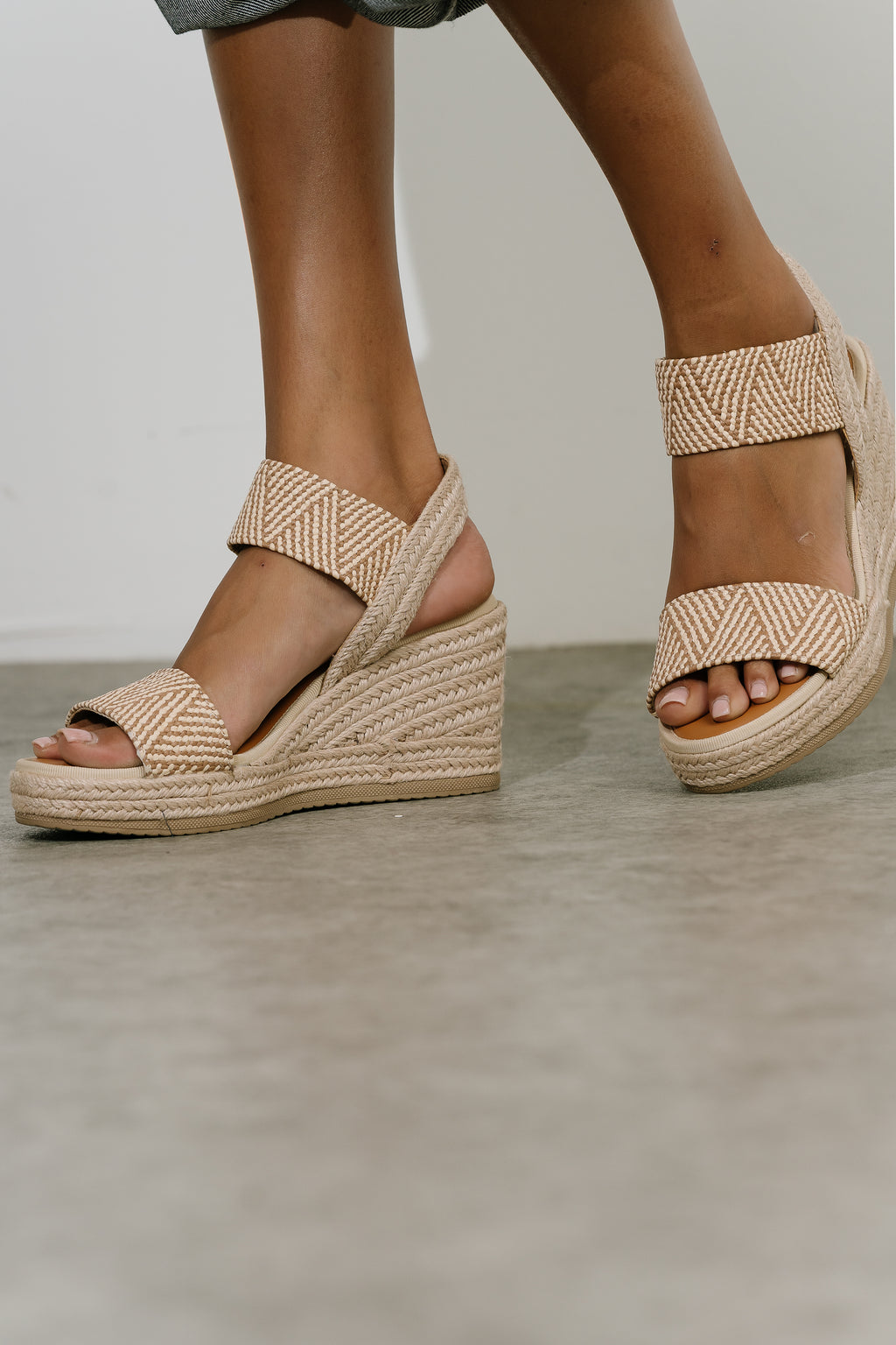 Brittni Wedge Heel in Nude