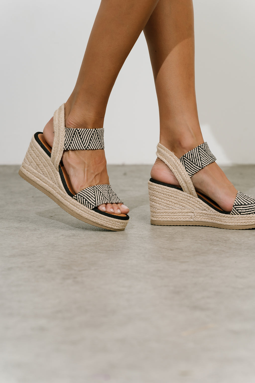 Brittni Wedge Heel in Black