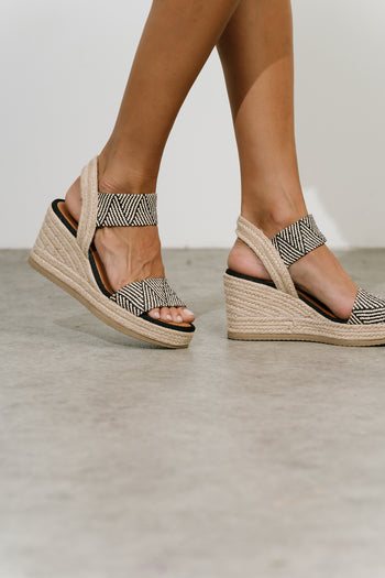 Brittni Wedge Heel in Black