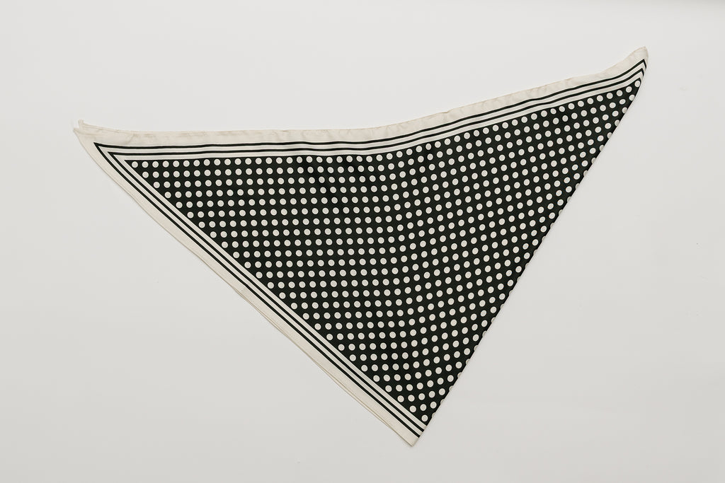Scottie Triangle Scarf in Black