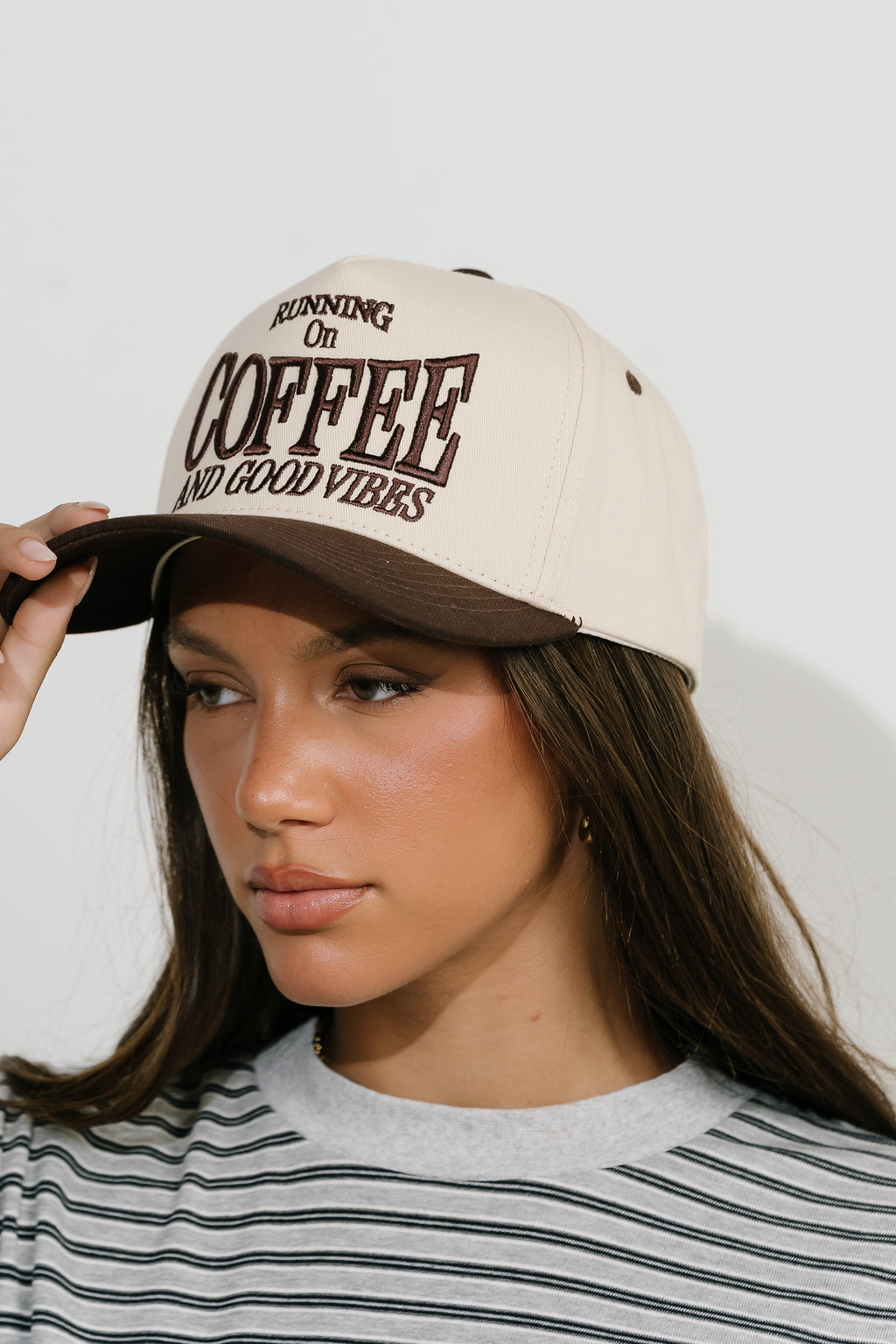 Running On Coffee and Good Vibes Hat