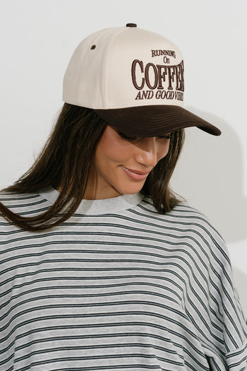 Running On Coffee and Good Vibes Hat