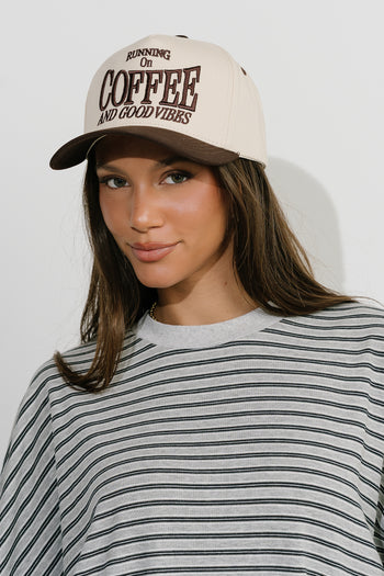 Running On Coffee and Good Vibes Hat