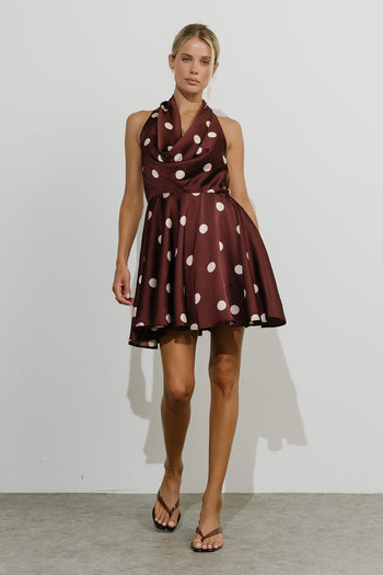 Adelaide Polka Dot Mini Dress