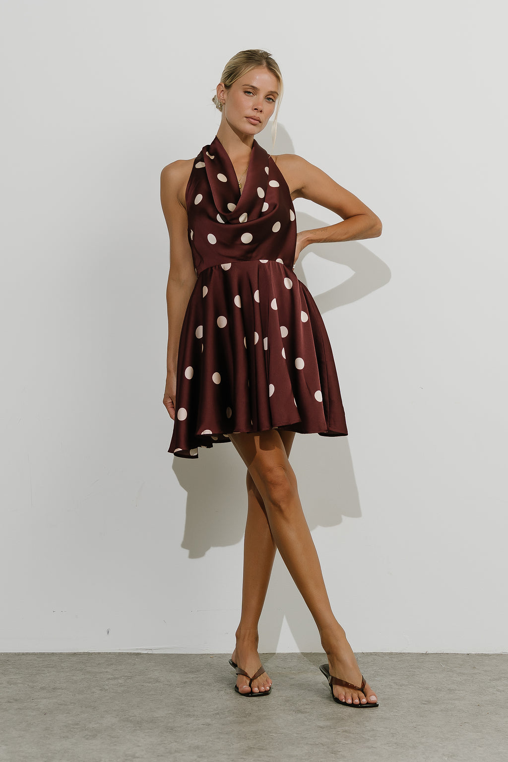 Adelaide Polka Dot Mini Dress