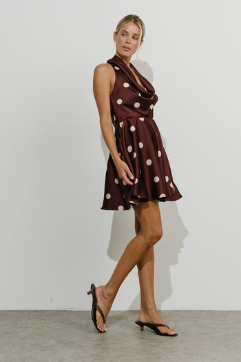 Adelaide Polka Dot Mini Dress