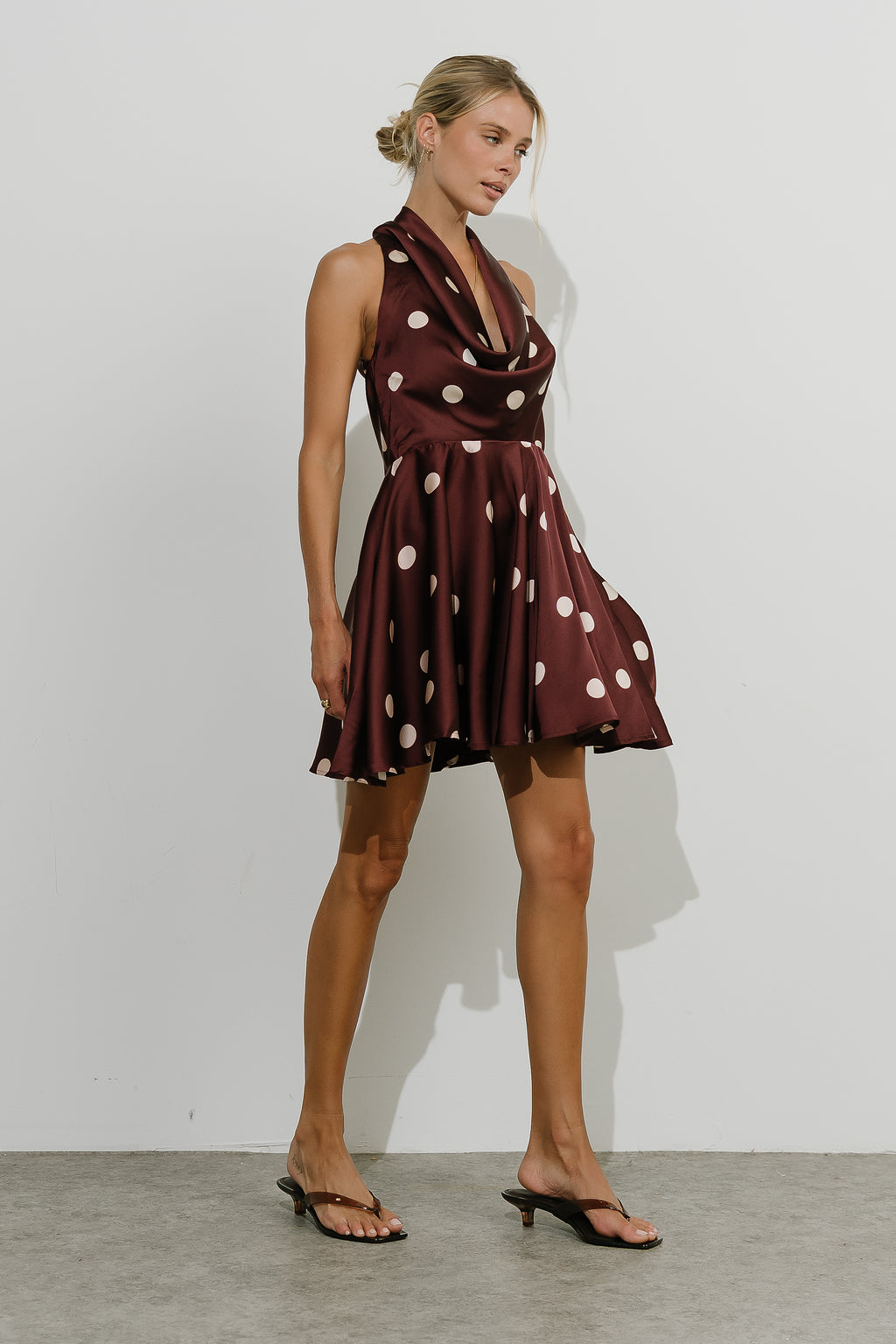 Adelaide Polka Dot Mini Dress