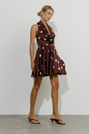 Adelaide Polka Dot Mini Dress