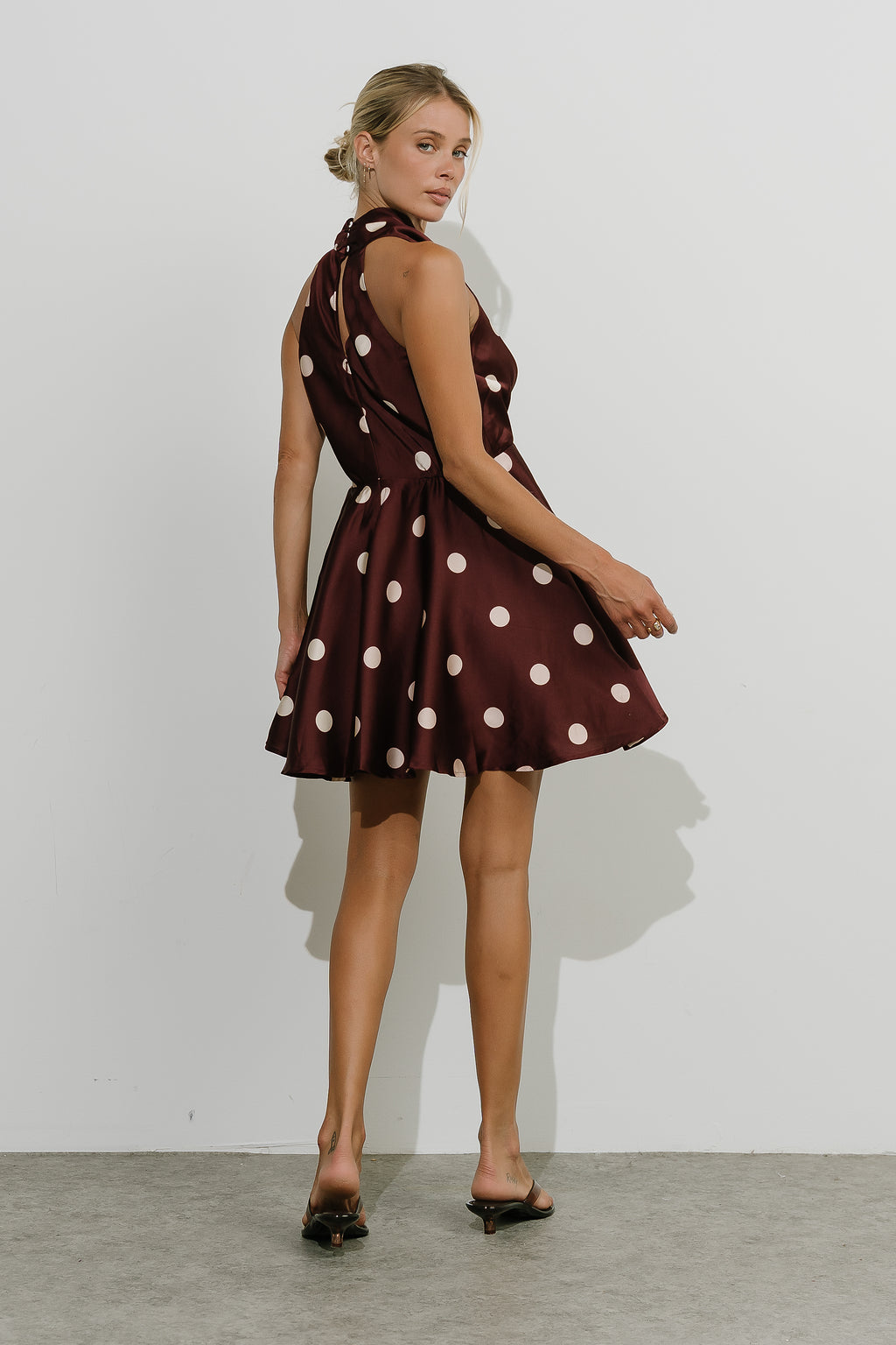 Adelaide Polka Dot Mini Dress