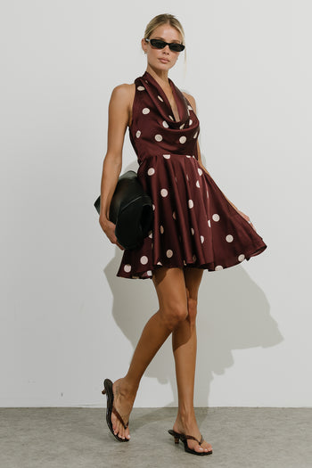 Adelaide Polka Dot Mini Dress