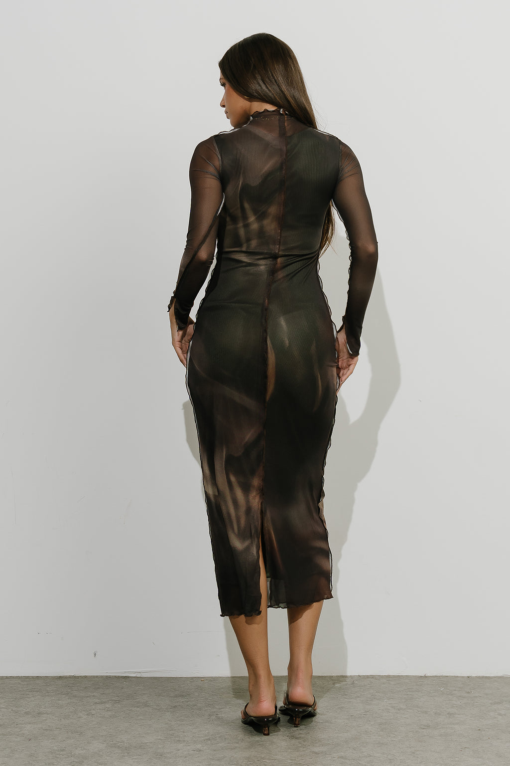 Octavia Mesh Maxi Dress