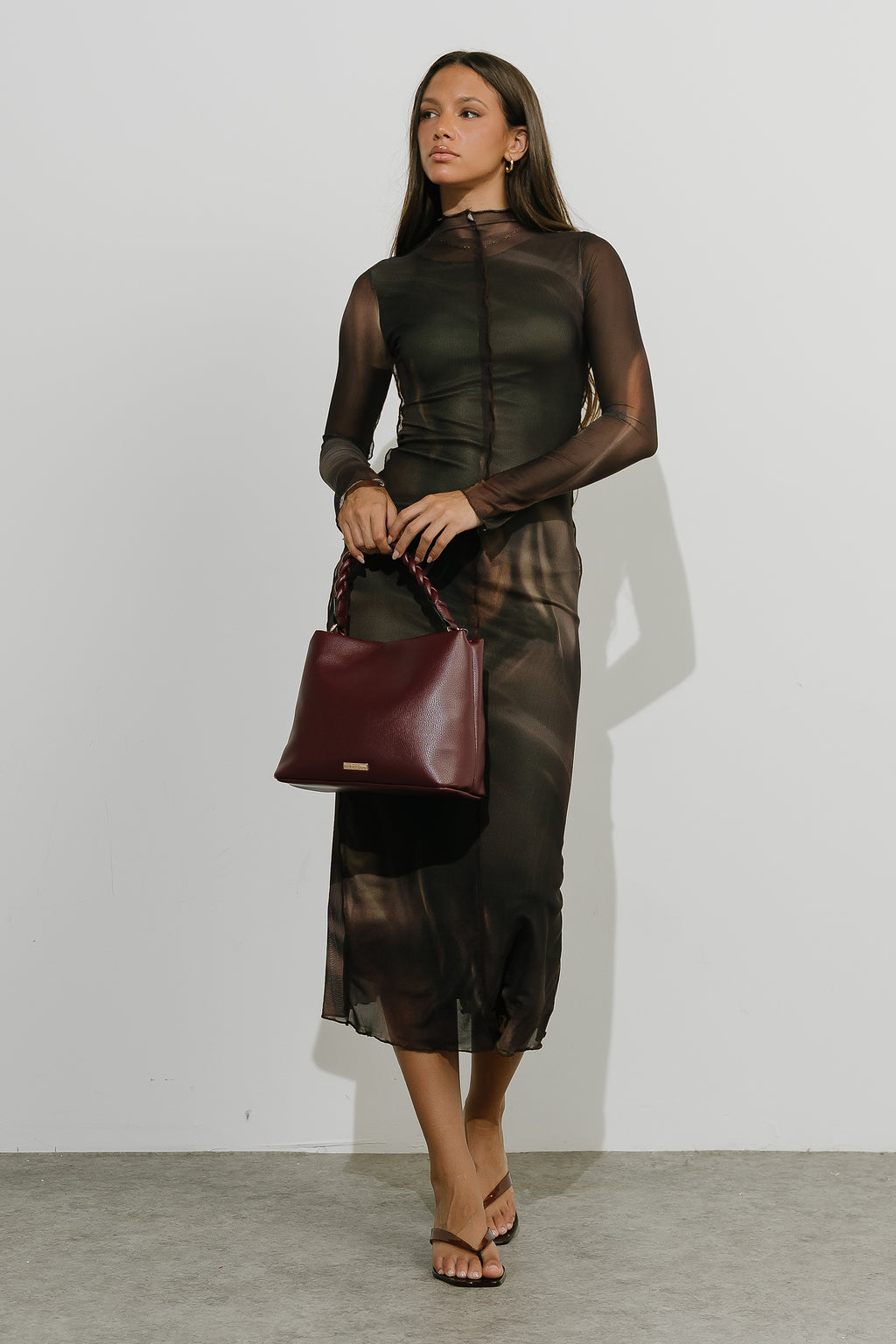 Octavia Mesh Maxi Dress