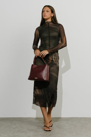 Octavia Mesh Maxi Dress