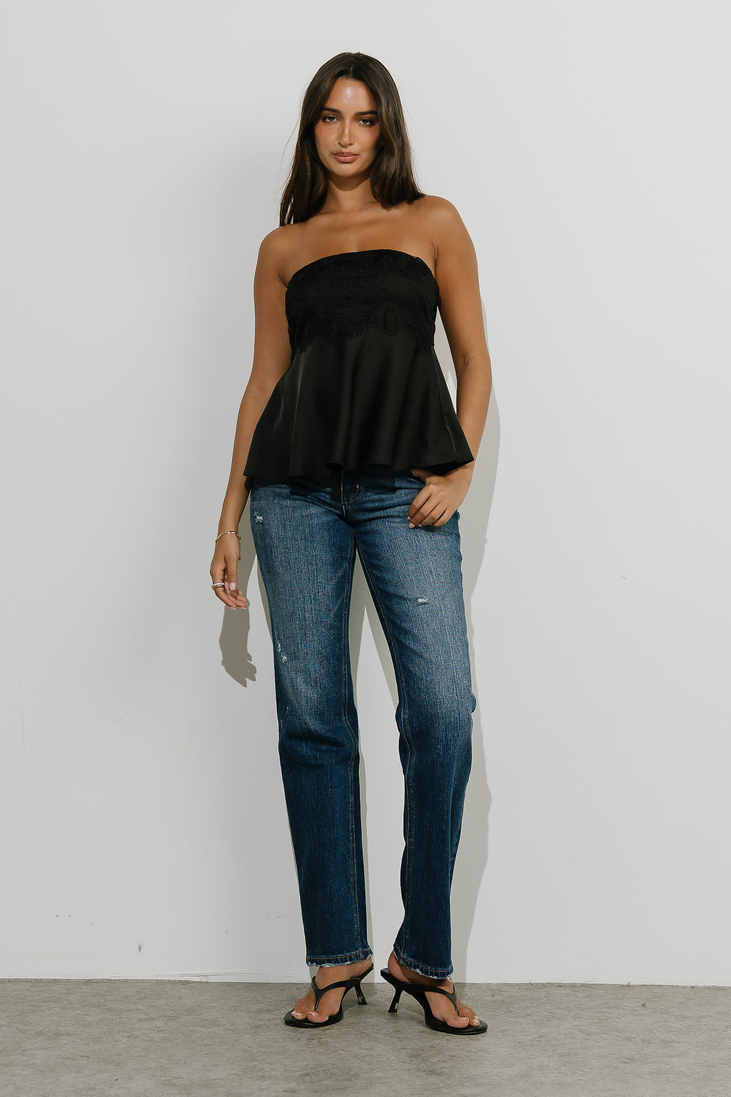 Janet Tube Top in Black