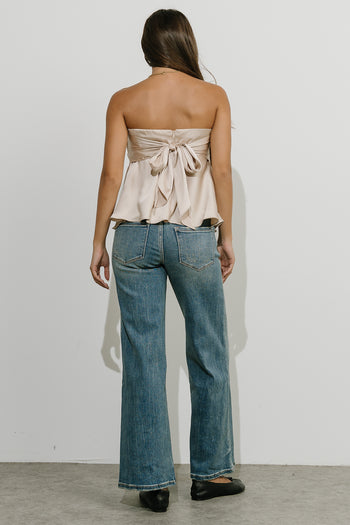 Janet Tube Top in Champagne