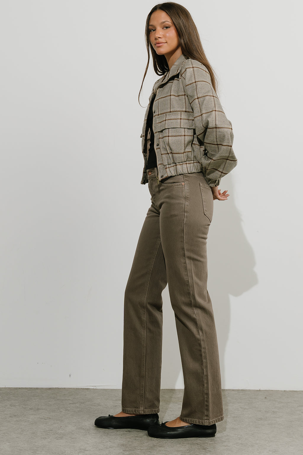 Antonella Plaid Jacket