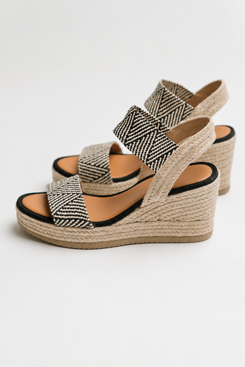 Brittni Wedge Heel in Black