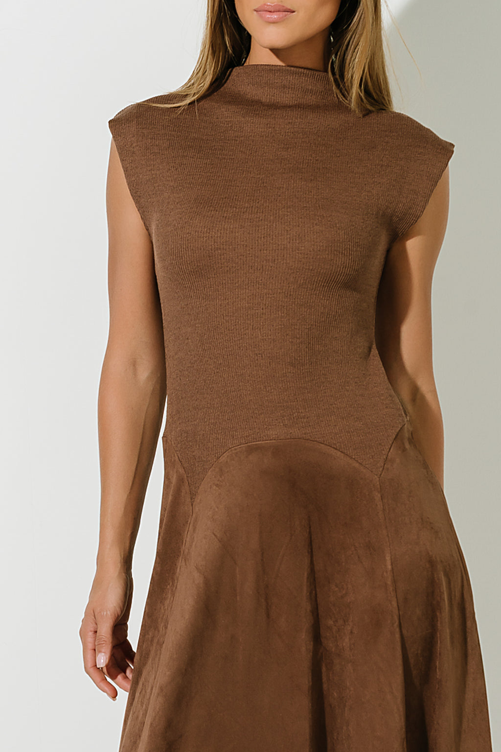 Journee Drop Waist Midi Dress