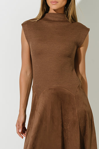 Journee Drop Waist Midi Dress