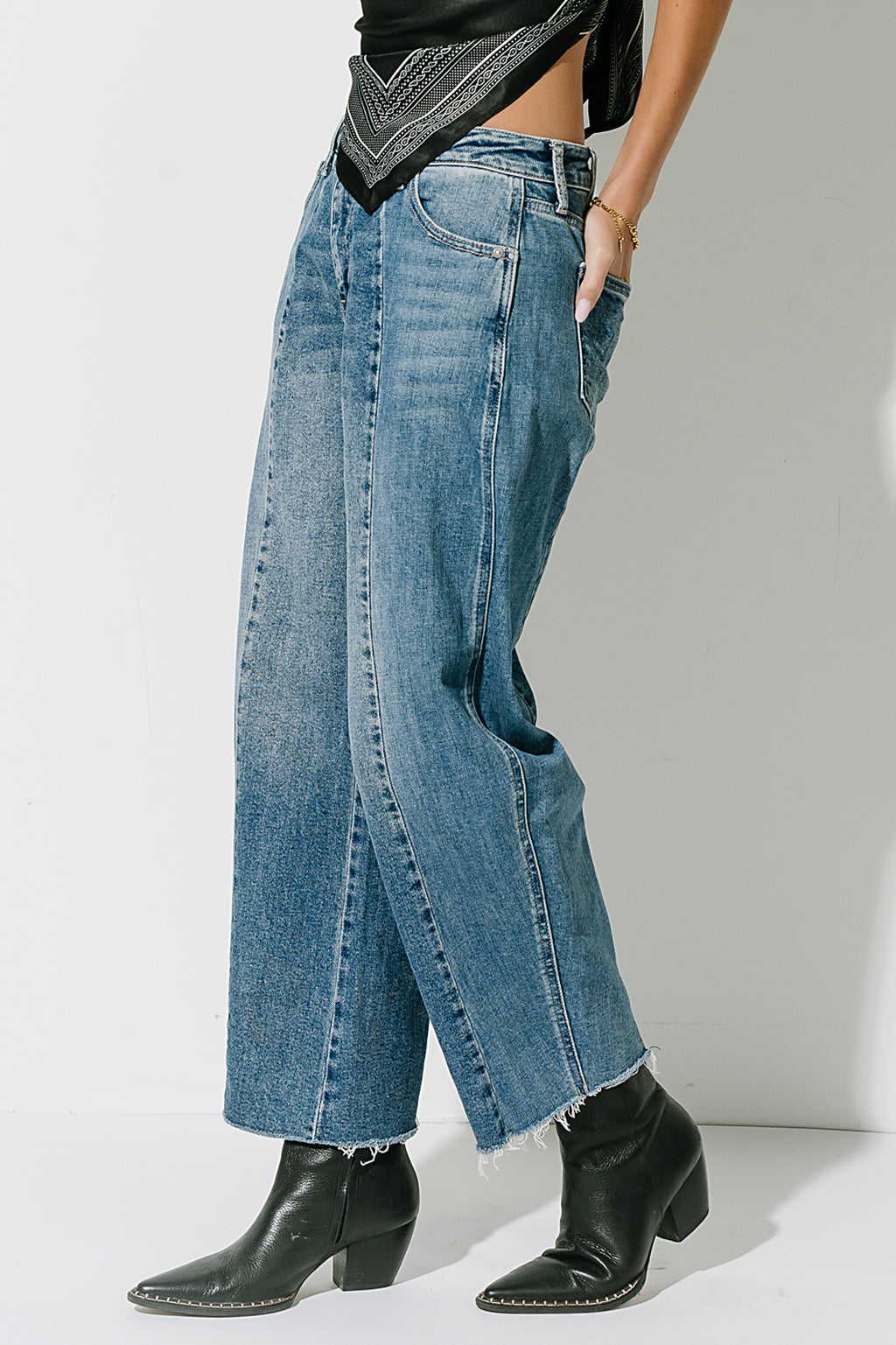Blake High Rise Barrel Jeans