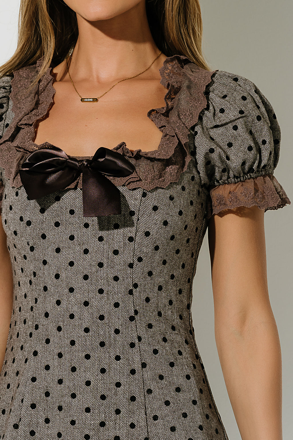 Brenda Polka Dot Mini Dress