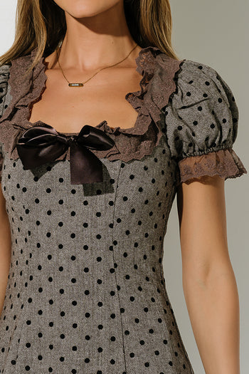 Brenda Polka Dot Mini Dress