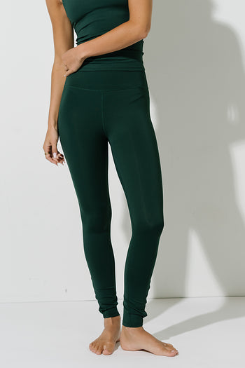 Rory Criss Cross Leggings in Green