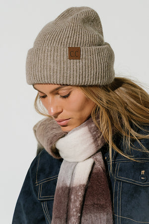 Callie Beanie in Taupe