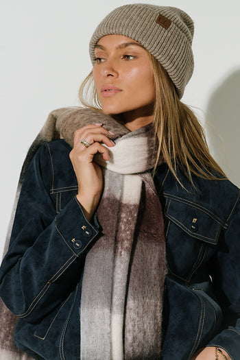 Callie Beanie in Taupe