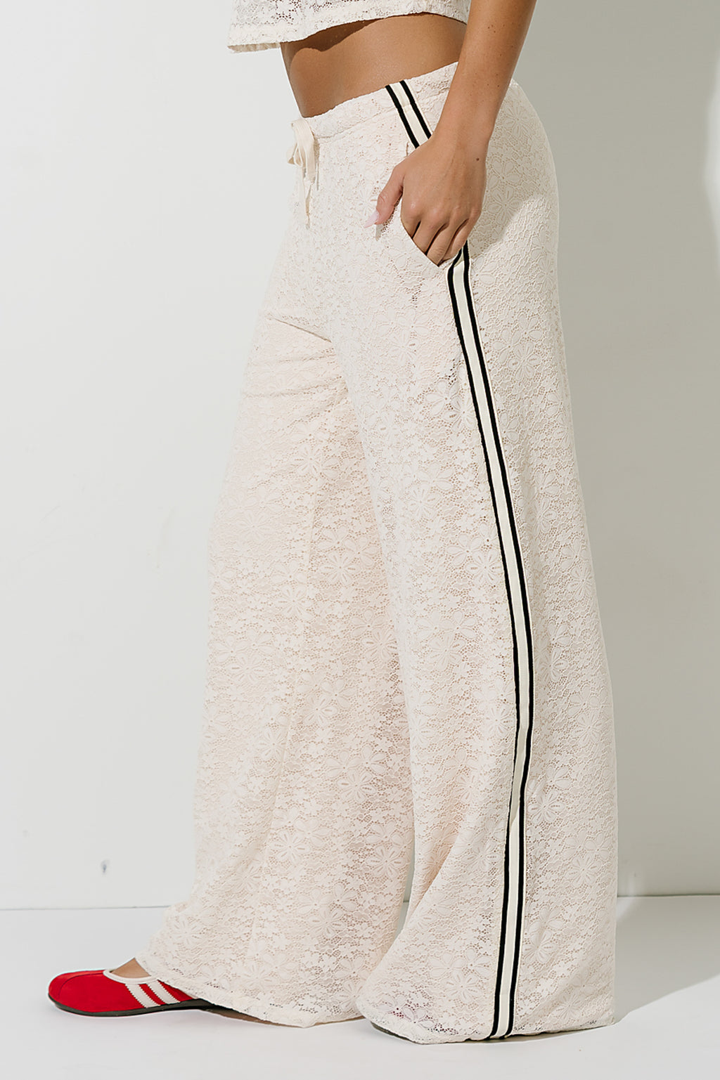 Scout Contrast Lace Pants