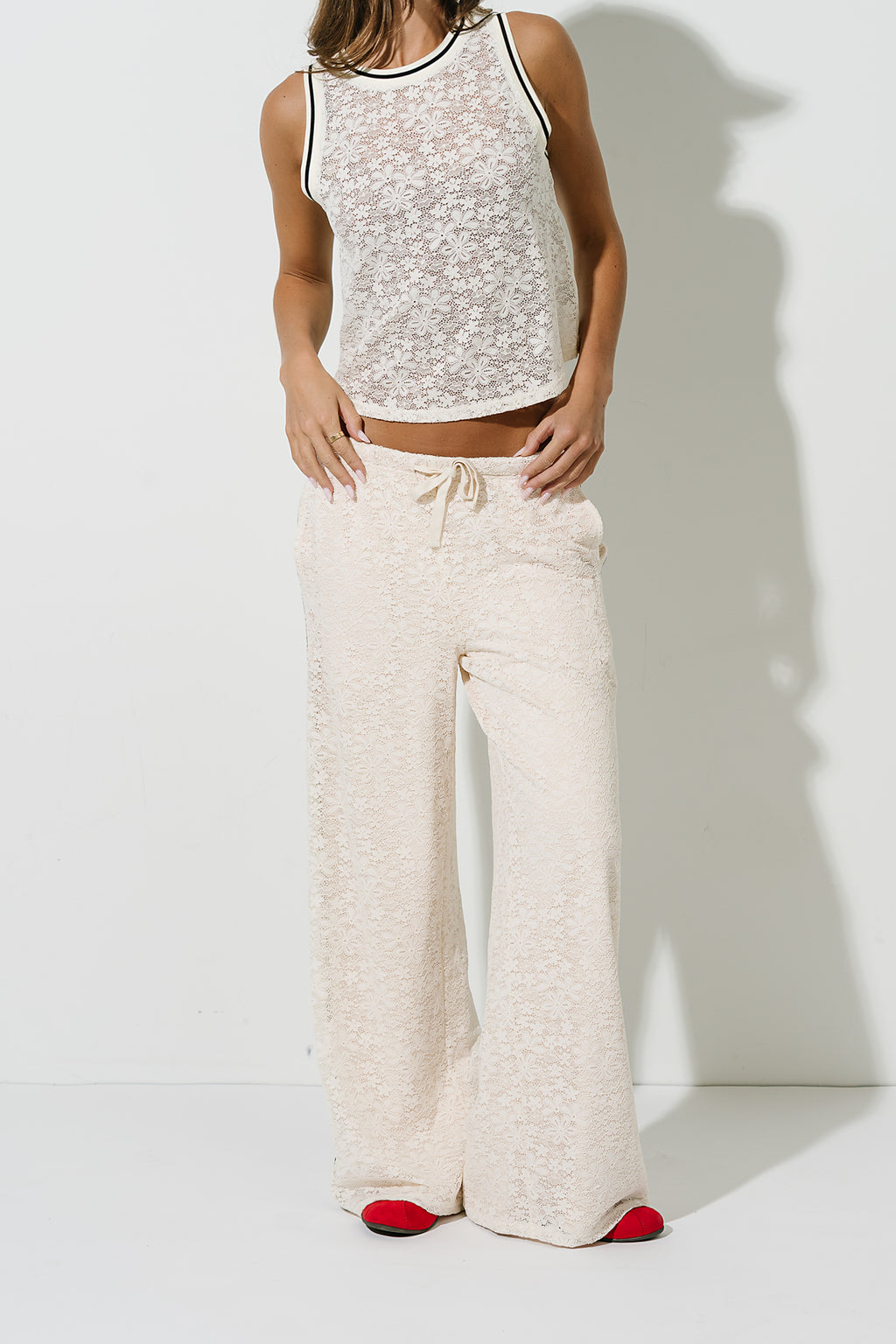 Scout Contrast Lace Pants