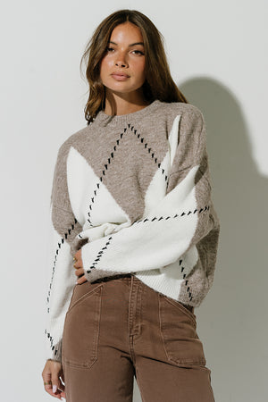 Briar Oversized Sweater in Mocha