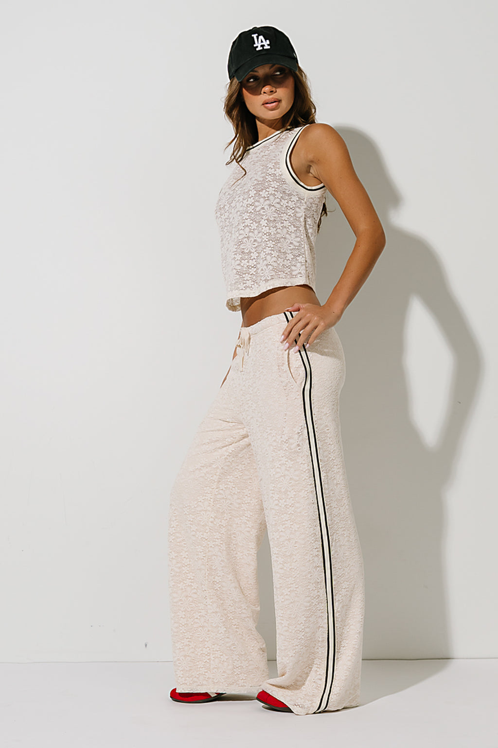 Scout Contrast Lace Pants