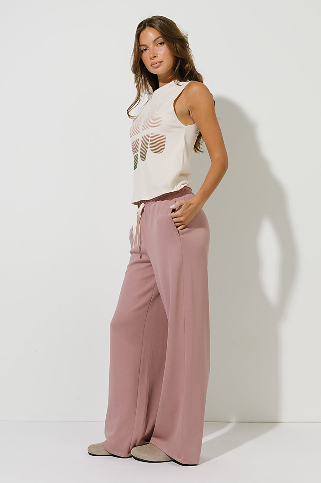 Ava Wide Leg Sweatpants