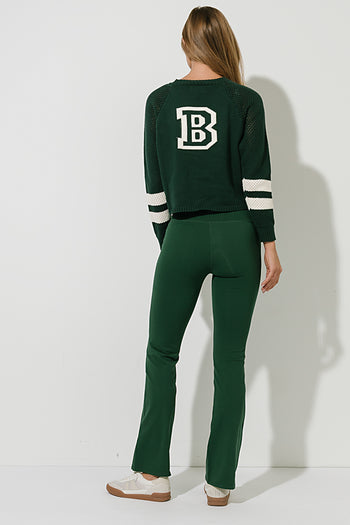 Morgan Knit Pullover in Green