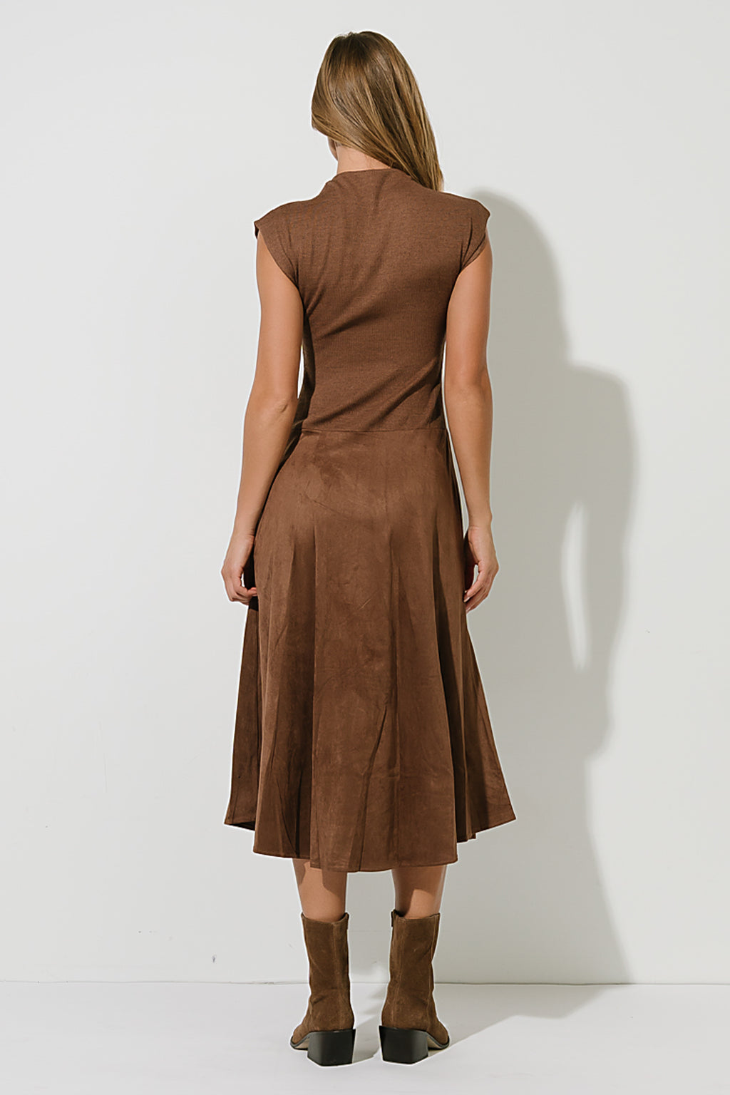 Journee Drop Waist Midi Dress