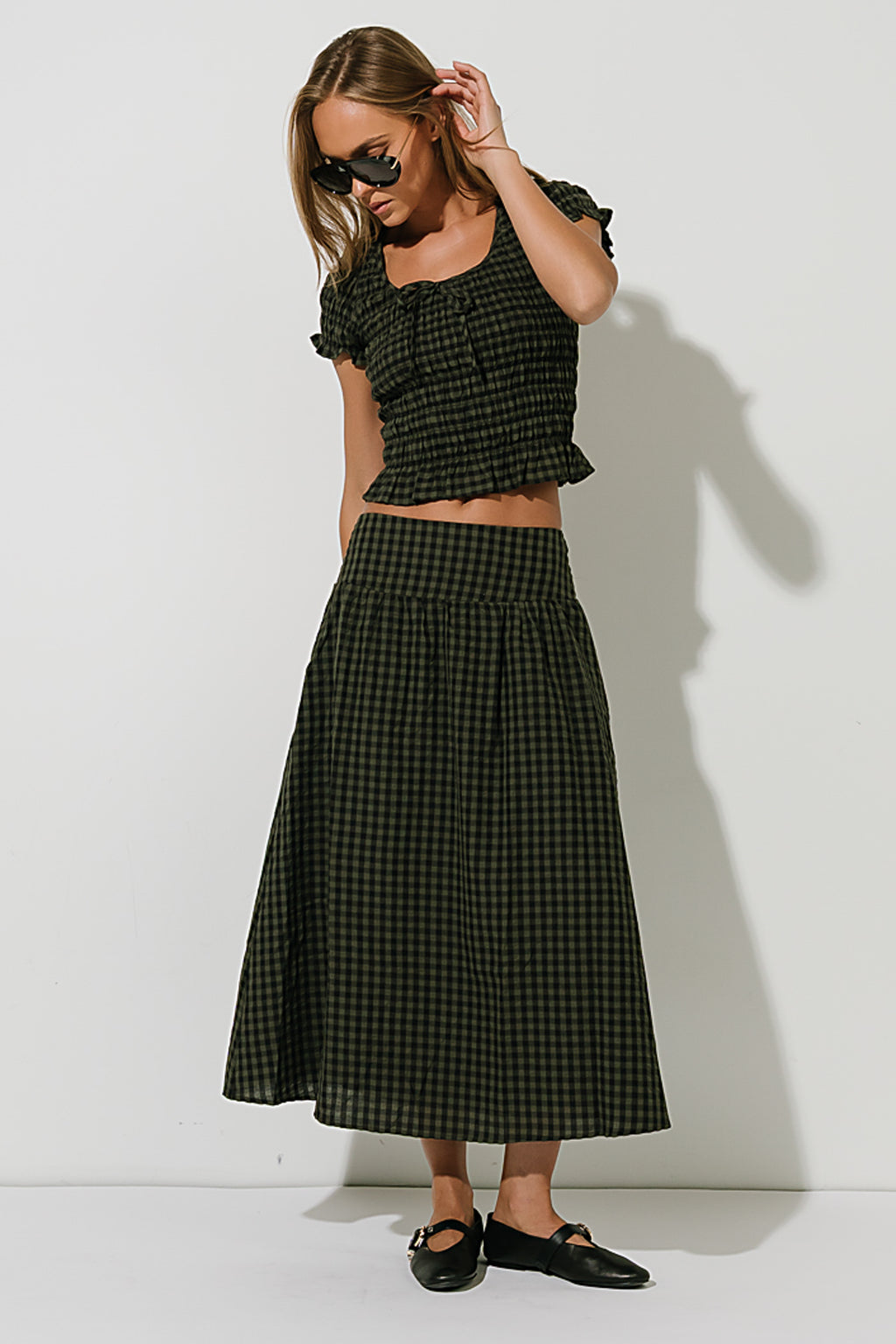 Lilith Gingham Top
