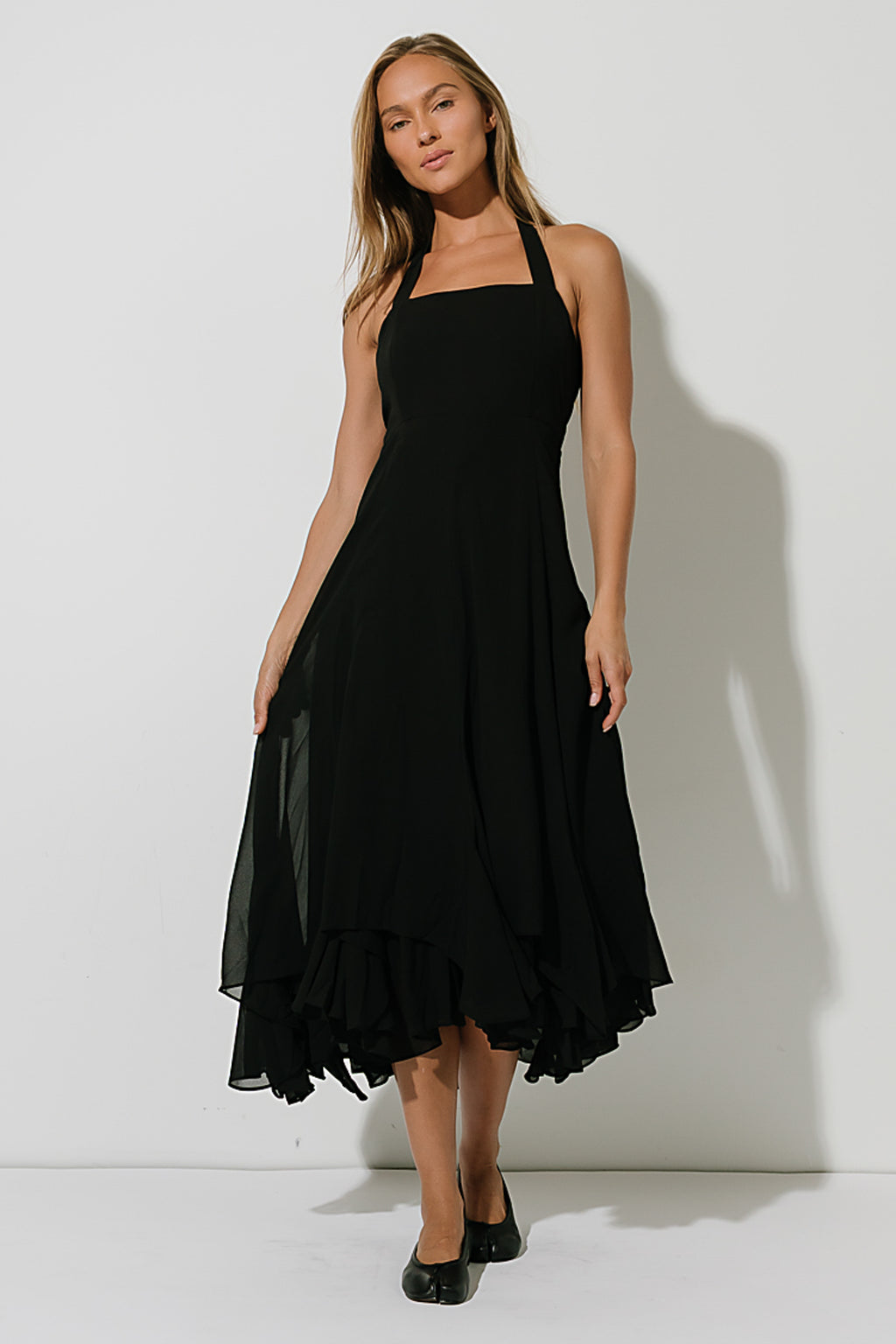 Zoie Halter Maxi Dress