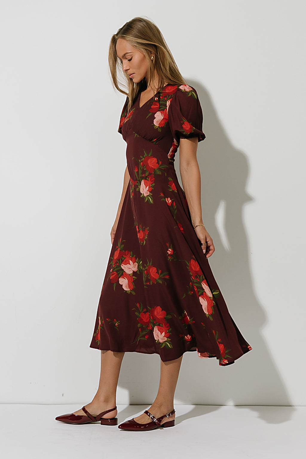 Gweneth Floral Midi Dress