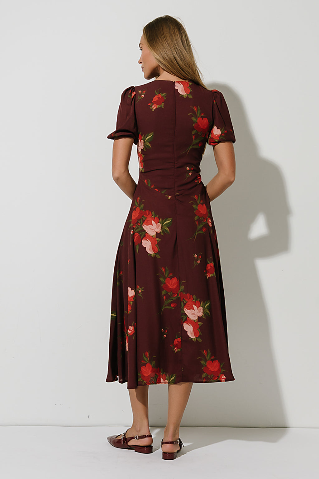 Gweneth Floral Midi Dress