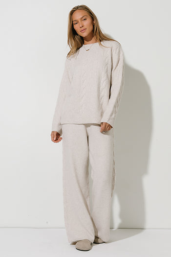 Celine Oversized Sweater in Oatmeal