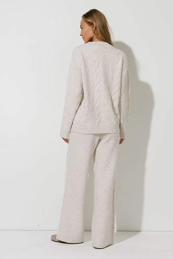 Celine Oversized Sweater in Oatmeal