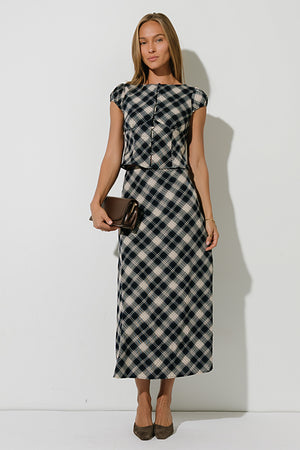 Collins Plaid Blouse