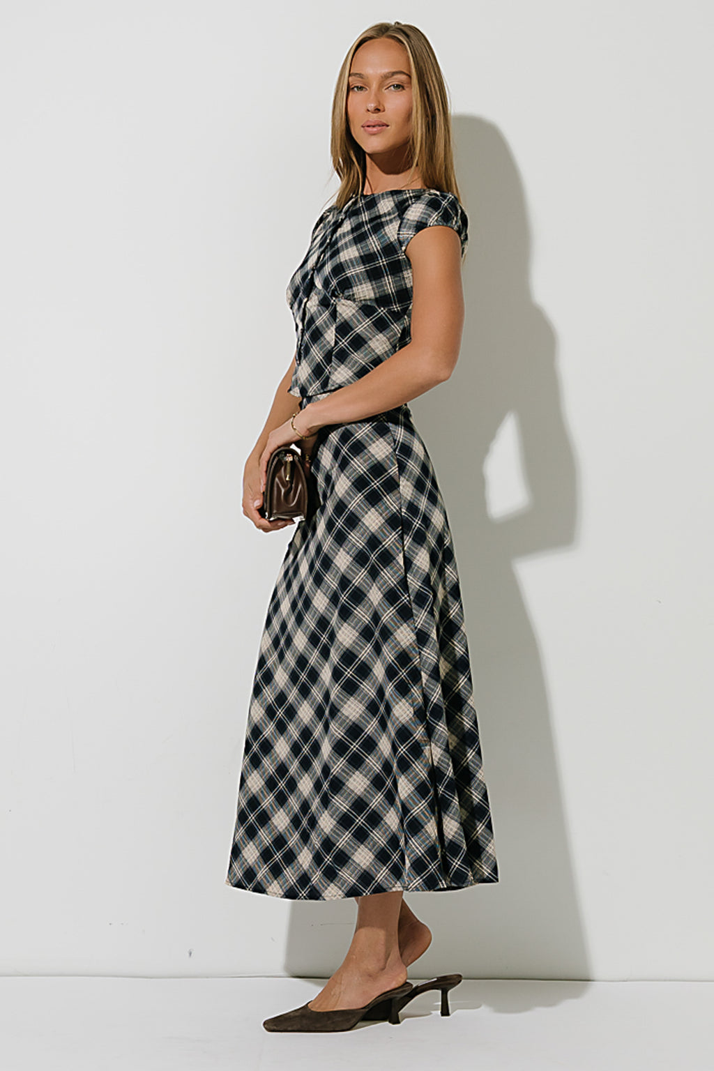 Collins Plaid Maxi Skirt