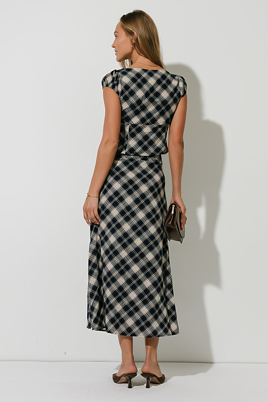 Collins Plaid Maxi Skirt